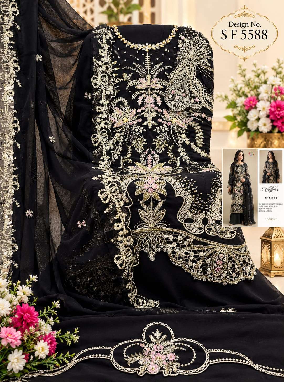 MARIA B CHIFFONS D NO. SF - 5588 BY SHREE FABS
